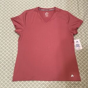 Arctic Cool Hydrofreeze V Neck Workout Top Blush Rose XL NWT